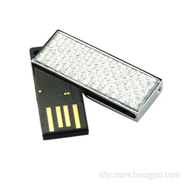 Mini USB Flash Drive with Metal Case, Grade A Chip and Pass H2 TestingNew